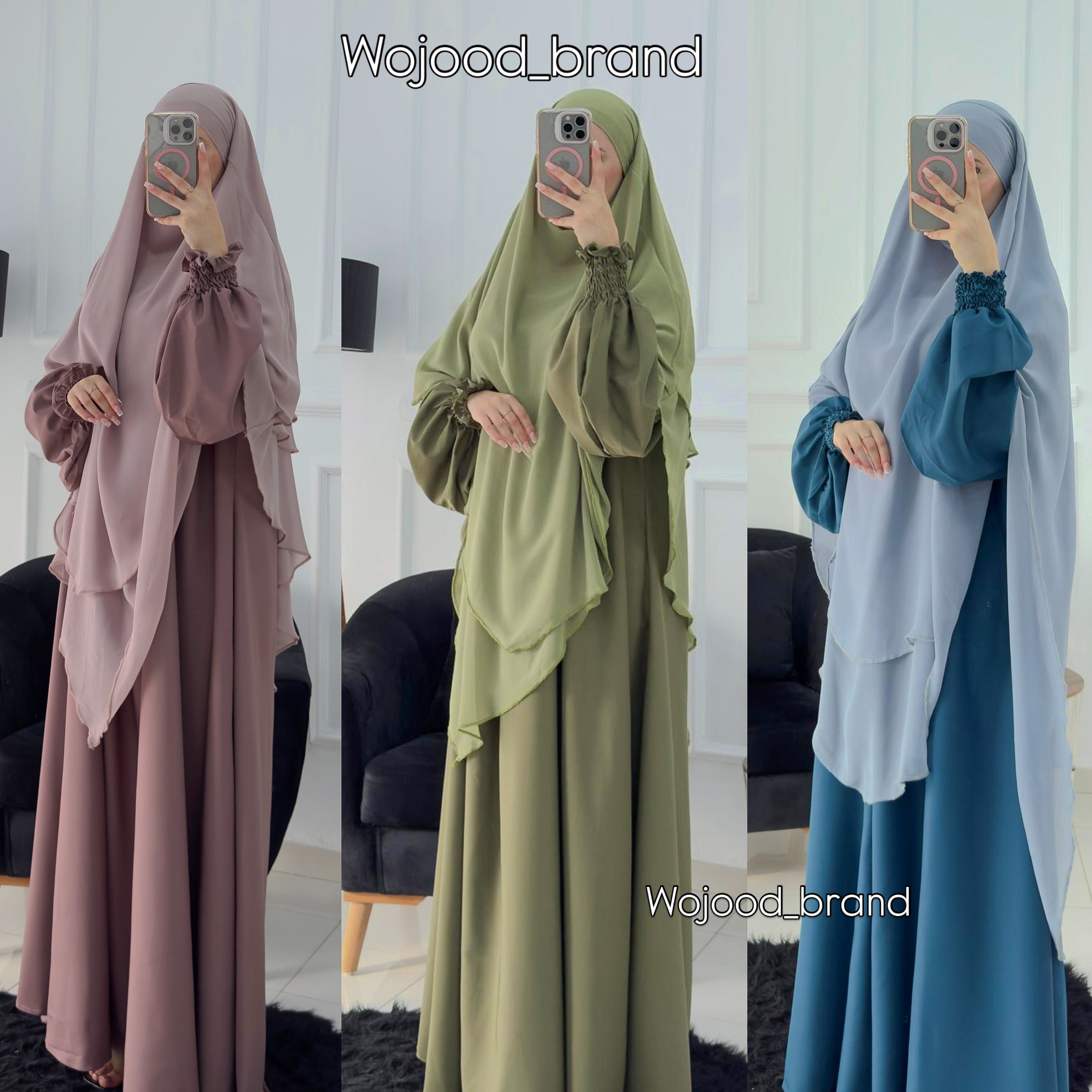 مجموعة حجاب +اسدال